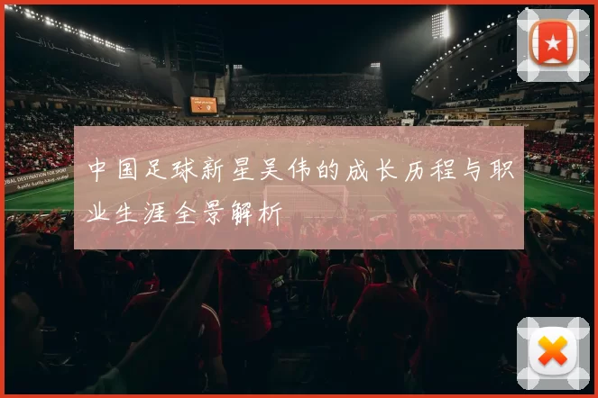 中国足球新星吴伟的成长历程与职业生涯全景解析